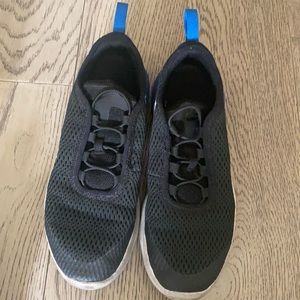 We’ll worn Nike Air boy shoes